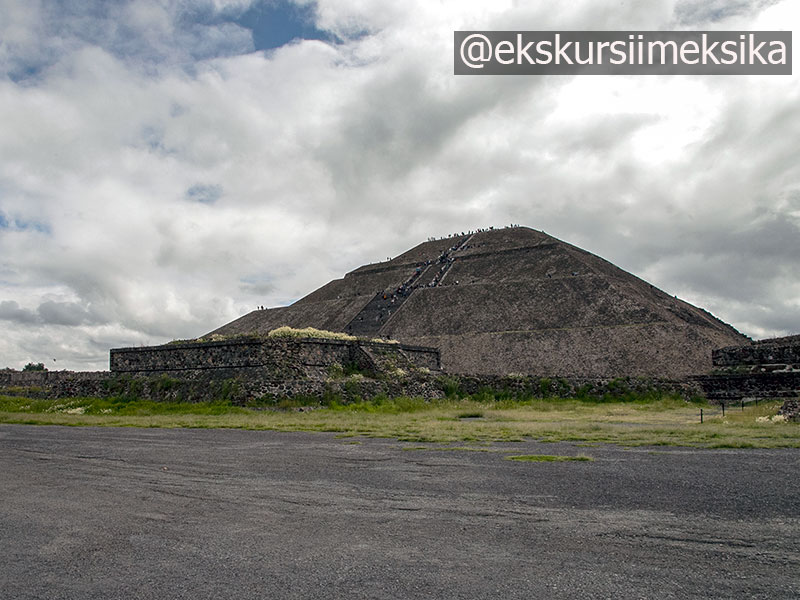 Пирамида солнца в Теотиуакан: Древние города Мексики