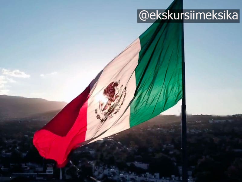 Флаг удивительной Мексики