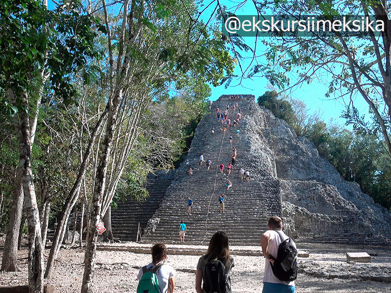 Удивительные пирамиды Майя в Мексике