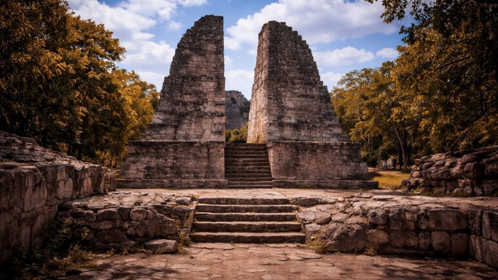 башни Рио Бек Бекан Мексика