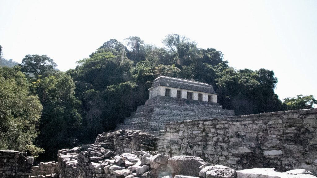 архитектура Паленке башня дворец майя