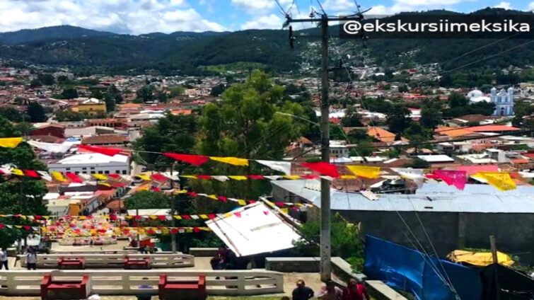 сан кристобаль де лас касас мексика вид на город чьяпас