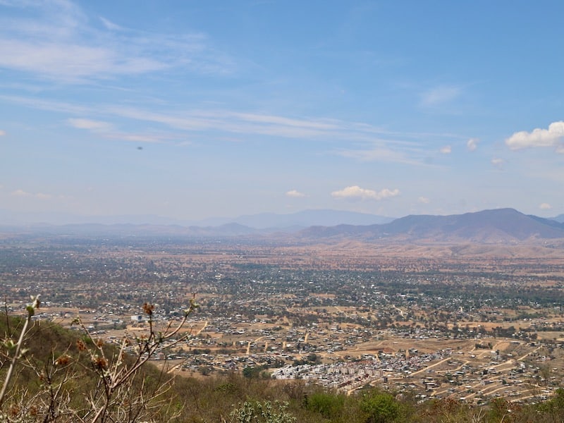 Оахака вид с окружающих гор