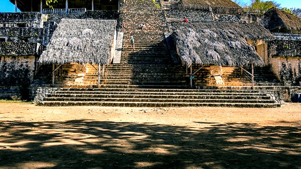 эк балам мексика пирамида майя фото