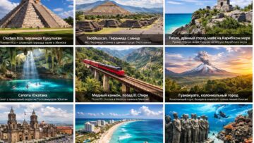 Главные достопримечательности Мексики — пирамиды майя, сеноты, колониальные города и карибские пляжи