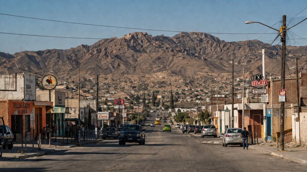 север мексики город чихуахуа улица горы